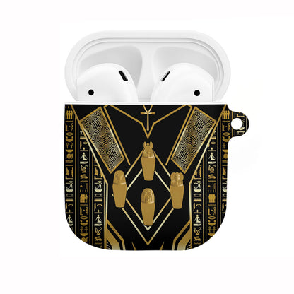 Egypt Canopic Jars AirPods Case Ancient Mythology Four Sons of Horus