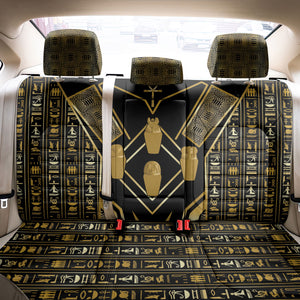 Egypt Canopic Jars Back Car Seat Cover Ancient Mythology Four Sons of Horus