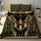 Egypt Canopic Jars Bedding Set Ancient Mythology Four Sons of Horus