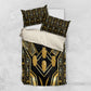 Egypt Canopic Jars Bedding Set Ancient Mythology Four Sons of Horus