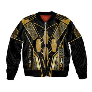 Egypt Canopic Jars Bomber Jacket Ancient Mythology Four Sons of Horus