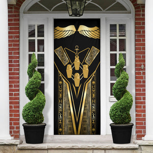 Egypt Canopic Jars Door Cover Ancient Mythology Four Sons of Horus
