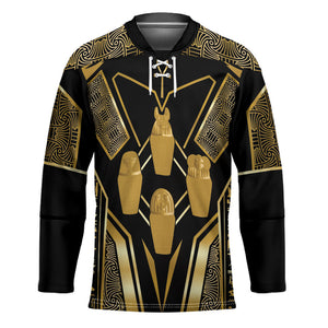 Egypt Canopic Jars Hockey Jersey Ancient Mythology Four Sons of Horus