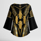 Egypt Canopic Jars Kimono Sleeve Blouse Ancient Mythology Four Sons of Horus