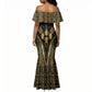 Egypt Canopic Jars Mermaid Dress Ancient Mythology Four Sons of Horus