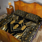Egypt Canopic Jars Quilt Bed Set Ancient Mythology Four Sons of Horus