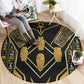 Egypt Canopic Jars Round Carpet Ancient Mythology Four Sons of Horus
