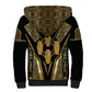 Egypt Canopic Jars Sherpa Hoodie Ancient Mythology Four Sons of Horus