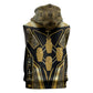 Egypt Canopic Jars Sleeveless Hoodie Ancient Mythology Four Sons of Horus