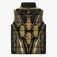 Egypt Canopic Jars Sleeveless Puffer Jacket Ancient Mythology Four Sons of Horus