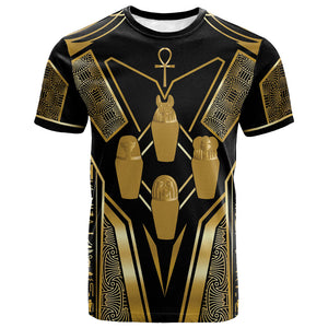 Egypt Canopic Jars T shirt Ancient Mythology Four Sons of Horus