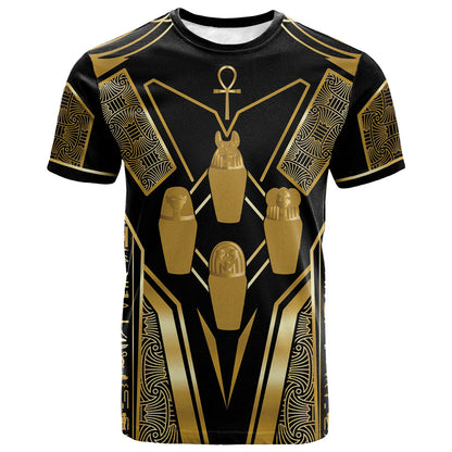Egypt Canopic Jars T shirt Ancient Mythology Four Sons of Horus