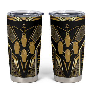 Egypt Canopic Jars Tumbler Cup Ancient Mythology Four Sons of Horus