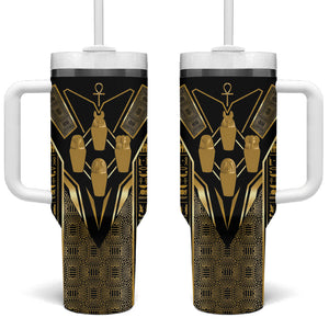 Egypt Canopic Jars Tumbler With Handle Ancient Mythology Four Sons of Horus