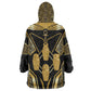 Egypt Canopic Jars Wearable Blanket Hoodie Ancient Mythology Four Sons of Horus