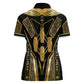 Egypt Canopic Jars Women Polo Shirt Ancient Mythology Four Sons of Horus