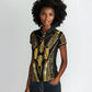 Egypt Canopic Jars Women Polo Shirt Ancient Mythology Four Sons of Horus