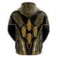 Egypt Canopic Jars Zip Hoodie Ancient Mythology Four Sons of Horus