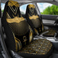 Egypt Winged Sun Car Seat Cover Ancient Mythology Golden Ankh