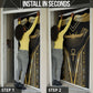 Egypt Winged Sun Door Cover Ancient Mythology Golden Ankh