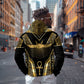 Egypt Winged Sun Hoodie Ancient Mythology Golden Ankh