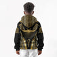 Egypt Winged Sun Kid Hoodie Ancient Mythology Golden Ankh