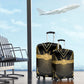 Egypt Winged Sun Luggage Cover Ancient Mythology Golden Ankh