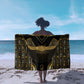 Egypt Winged Sun Sarong Ancient Mythology Golden Ankh