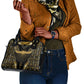 Egypt Winged Sun Shoulder Handbag Ancient Mythology Golden Ankh