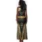 Egypt Winged Sun Tank Maxi Dress Ancient Mythology Golden Ankh