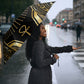 Egypt Winged Sun Umbrella Ancient Mythology Golden Ankh
