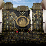 Egypt Ouroboros Back Car Seat Cover Ancient Mythology Infinity Serpent Gold