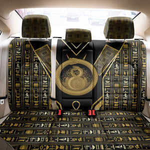 Egypt Ouroboros Back Car Seat Cover Ancient Mythology Infinity Serpent Gold
