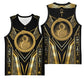 Egypt Ouroboros Basketball Jersey Ancient Mythology Infinity Serpent Gold