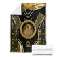 Egypt Ouroboros Blanket Ancient Mythology Infinity Serpent Gold