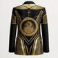 Egypt Ouroboros Blazer Ancient Mythology Infinity Serpent Gold