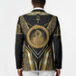 Egypt Ouroboros Blazer Ancient Mythology Infinity Serpent Gold