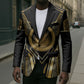 Egypt Ouroboros Blazer Ancient Mythology Infinity Serpent Gold