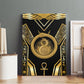 Egypt Ouroboros Canvas Wall Art Ancient Mythology Infinity Serpent Gold