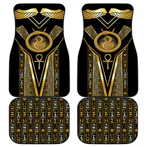 Egypt Ouroboros Car Mats Ancient Mythology Infinity Serpent Gold