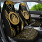 Egypt Ouroboros Car Seat Cover Ancient Mythology Infinity Serpent Gold