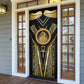 Egypt Ouroboros Door Cover Ancient Mythology Infinity Serpent Gold
