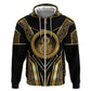 Egypt Ouroboros Hoodie Ancient Mythology Infinity Serpent Gold