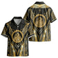 Egypt Ouroboros Kid Hawaiian Shirt Ancient Mythology Infinity Serpent Gold DT05