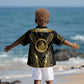 Egypt Ouroboros Kid Hawaiian Shirt Ancient Mythology Infinity Serpent Gold DT05