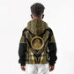 Egypt Ouroboros Kid Hoodie Ancient Mythology Infinity Serpent Gold