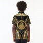 Egypt Ouroboros Kid Polo Shirt Ancient Mythology Infinity Serpent Gold