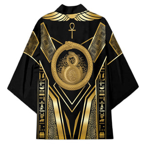 Egypt Ouroboros Kimono Ancient Mythology Infinity Serpent Gold