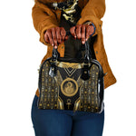 Egypt Ouroboros Shoulder Handbag Ancient Mythology Infinity Serpent Gold