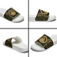 Egypt Ouroboros Slide Sandals Ancient Mythology Infinity Serpent Gold